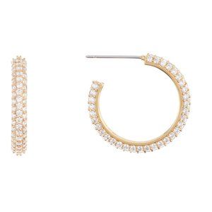 Nordstrom Rack 15mm CZ Hoop Earrings